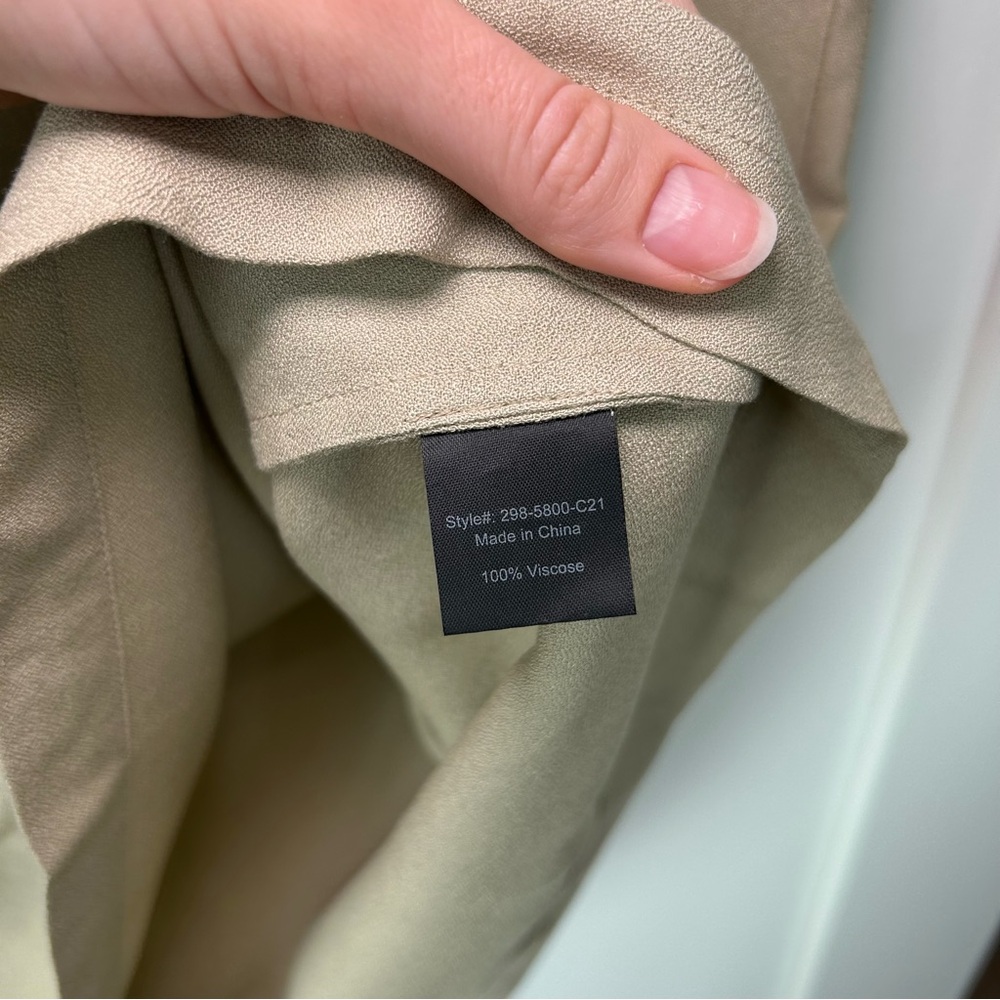 Jenni Kayne Palmer Crepe T-Shirt Dress Tan Size Small - Picture 5 of 9